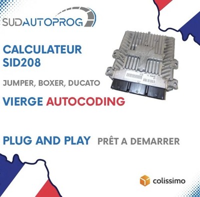 PRÊ A DEMARRER CALCULATEUR MOTEUR BOXER JUMPER SID208 S180129001D 9678994080