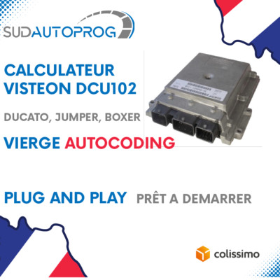 Calculateur PRÊT A DEMARRER Ducato Jumper Boxer DCU 102 9666360280 UPS Express
